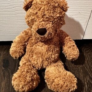 Jellycat Tan Brown Bumbly Teddy Bear Plush Medium Stuffed Animal Toy Shaggy 12”